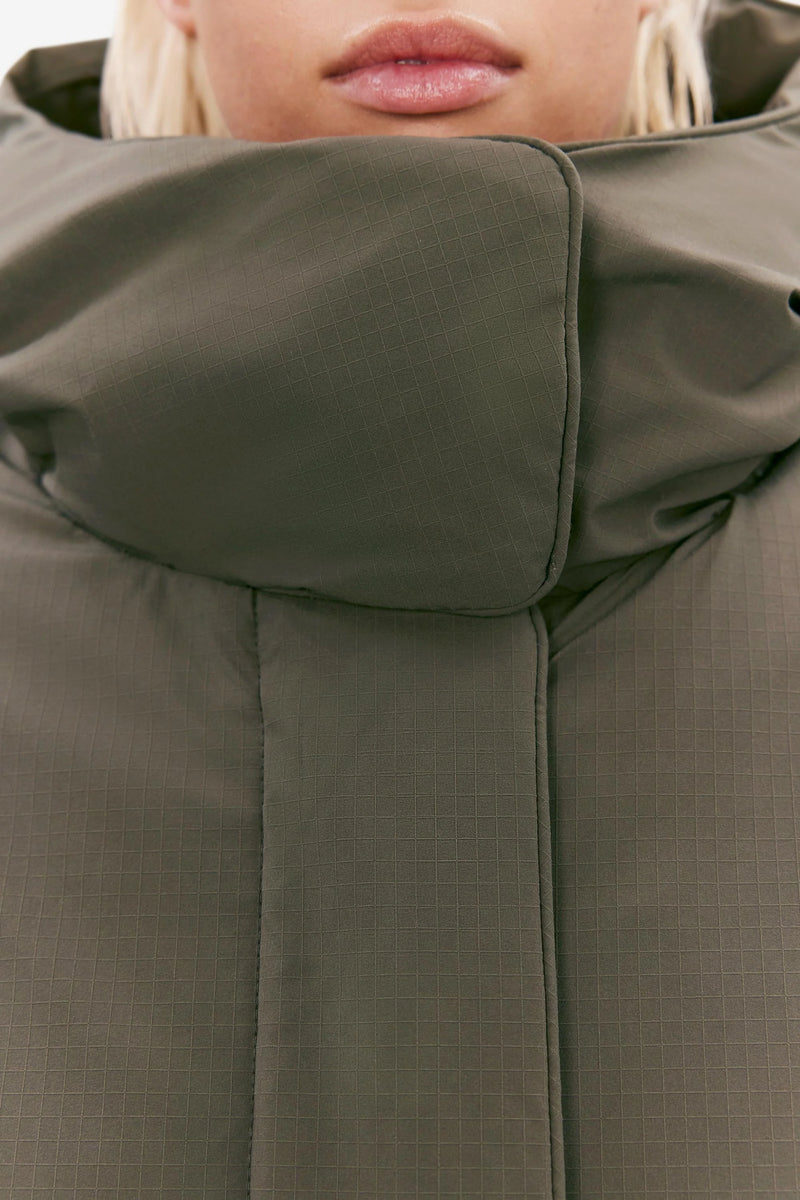 ELVINE - Saira Parka Jacket in Castor Green