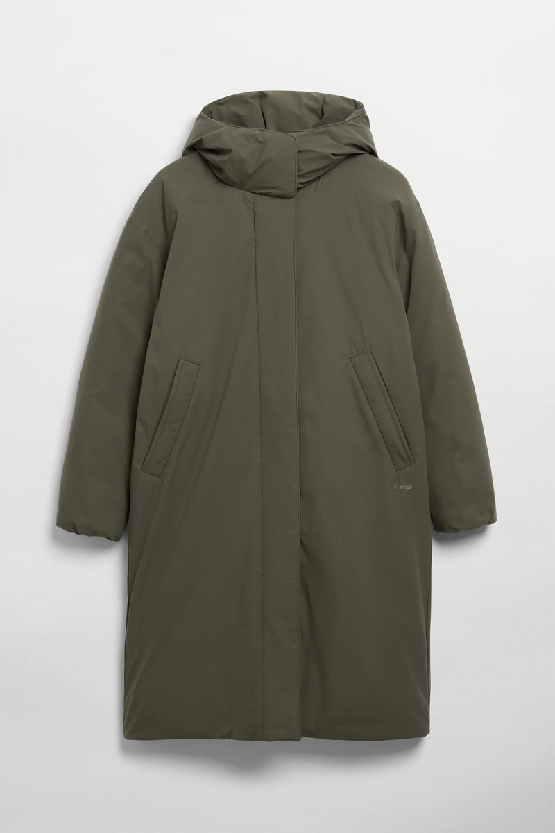 ELVINE - Saira Parka Jacket in Castor Green