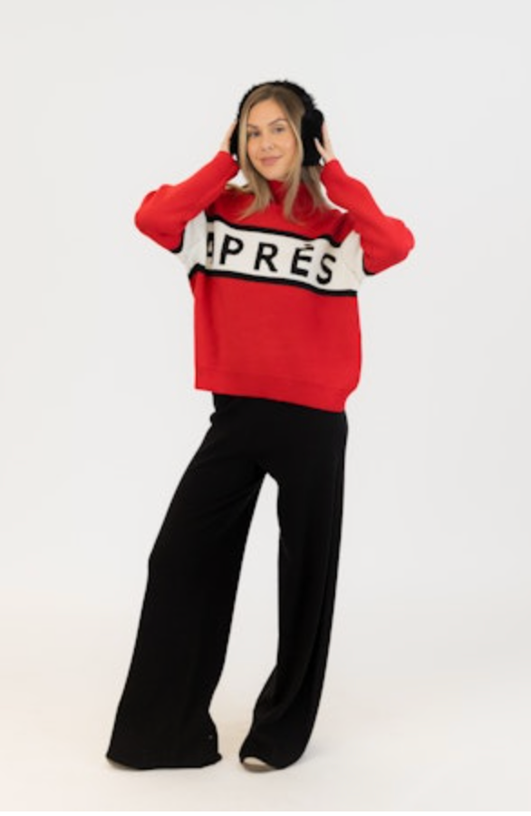 Lyla & Luxe - Benson Mockneck in Red