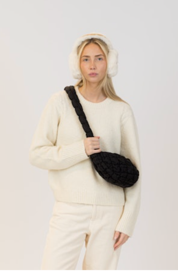 Lyla & luxe - Small Quilt Bag in Black