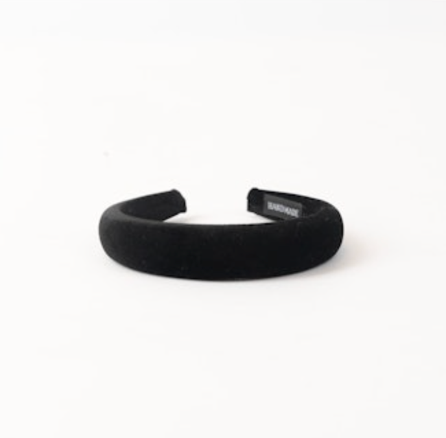 Lyla & Luxe - Velvet Hairband in Black
