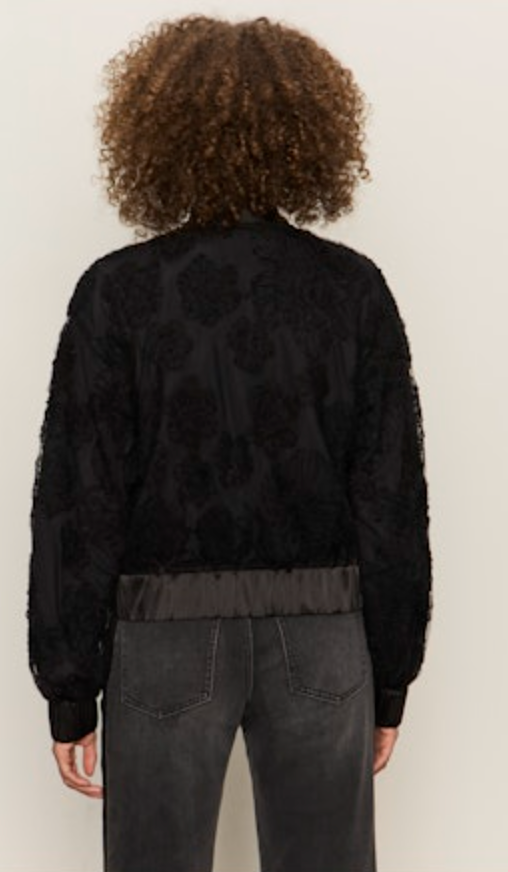 Sanctuary - Rosy Party Bomber in Black