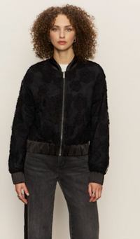 Sanctuary - Rosy Party Bomber in Black