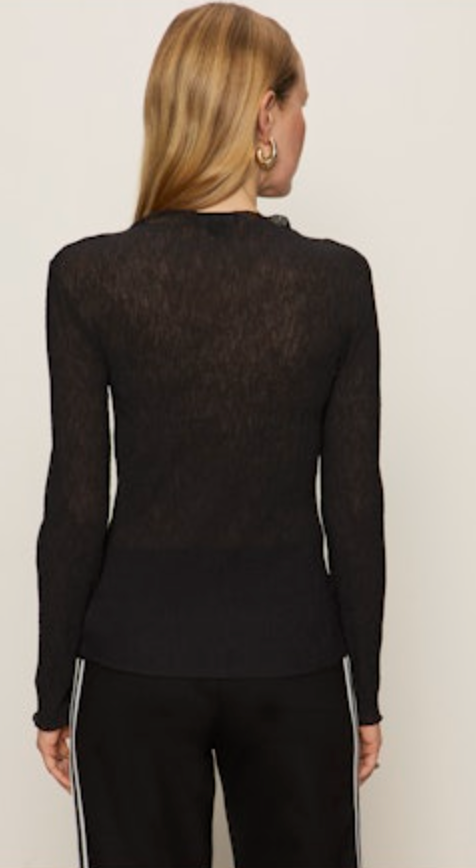 Sanctuary - Only Us Crinkle Top in Black