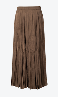 Meilleur Moment - Crinkle Skirt in Brown