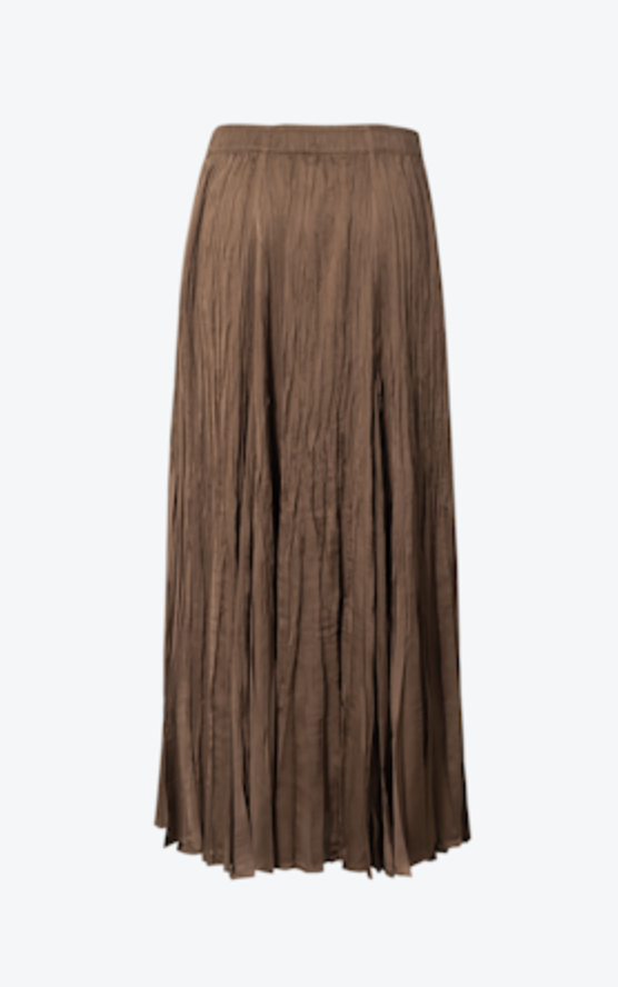 Meilleur Moment - Crinkle Skirt in Brown