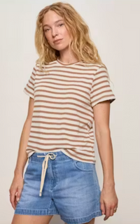 Sanctuary - Perfect Textured Tee in Valle Stripe