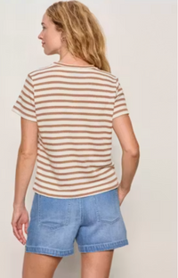 Sanctuary - Perfect Textured Tee in Valle Stripe