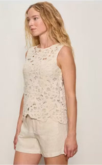 Sanctuary - For Keeps Crochet Shell in Natural