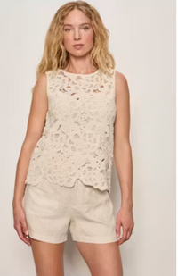 Sanctuary - For Keeps Crochet Shell in Natural