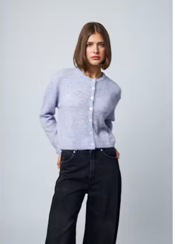 LINE Knitwear - Maeve Cardigan in Lavender Mist