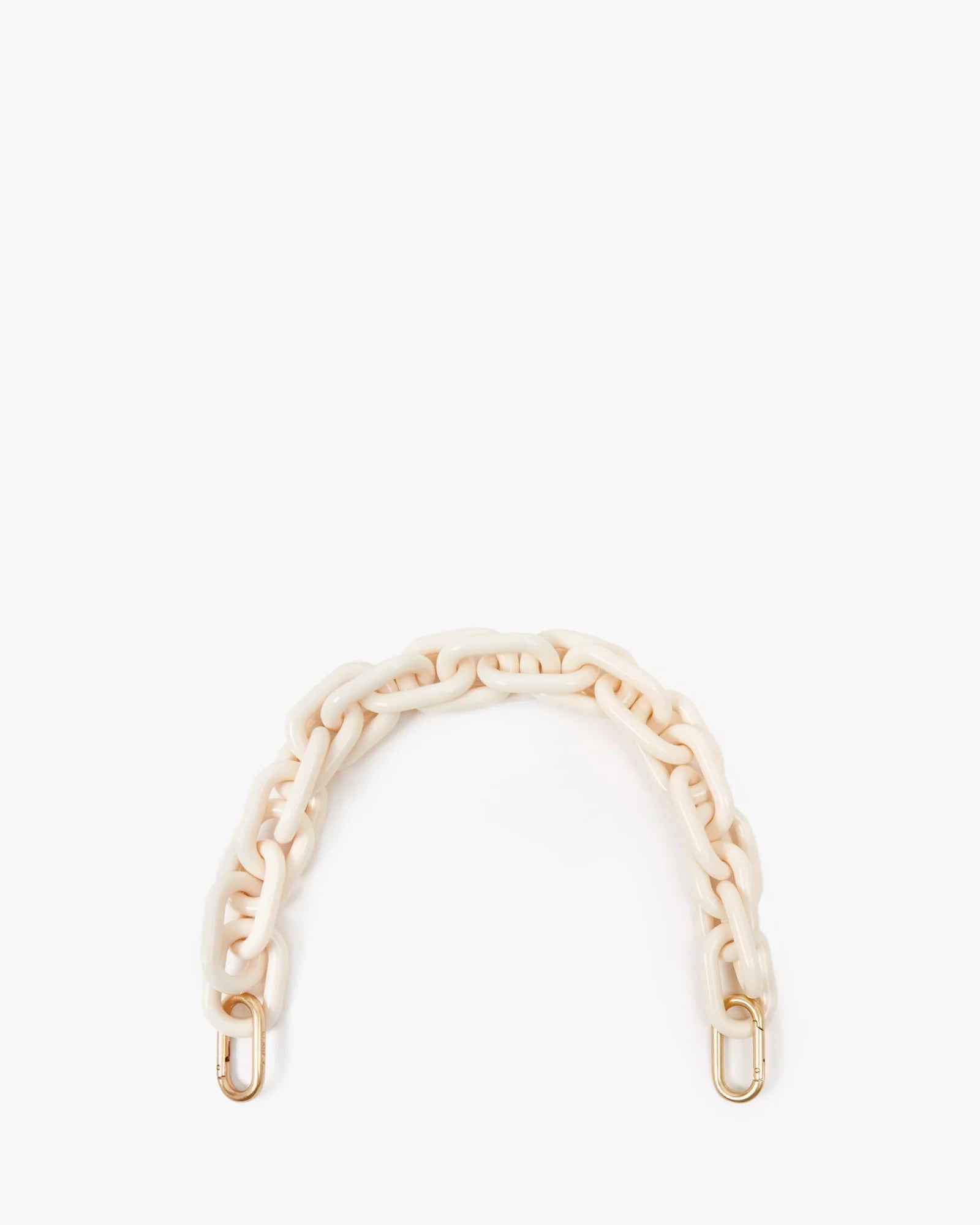 Clare V. - Shortie Strap in Cream Resin