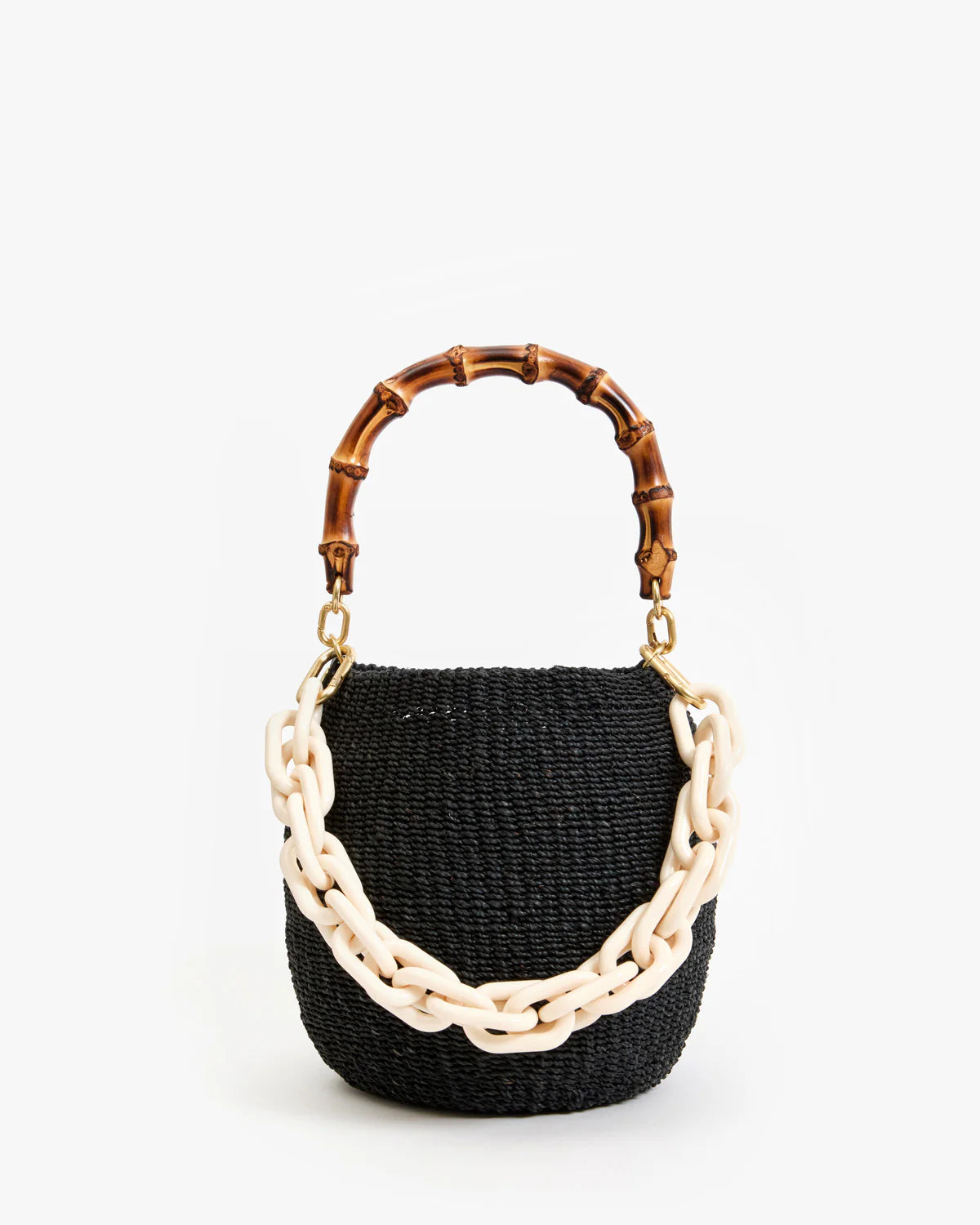 Clare V. - Shortie Strap in Cream Resin