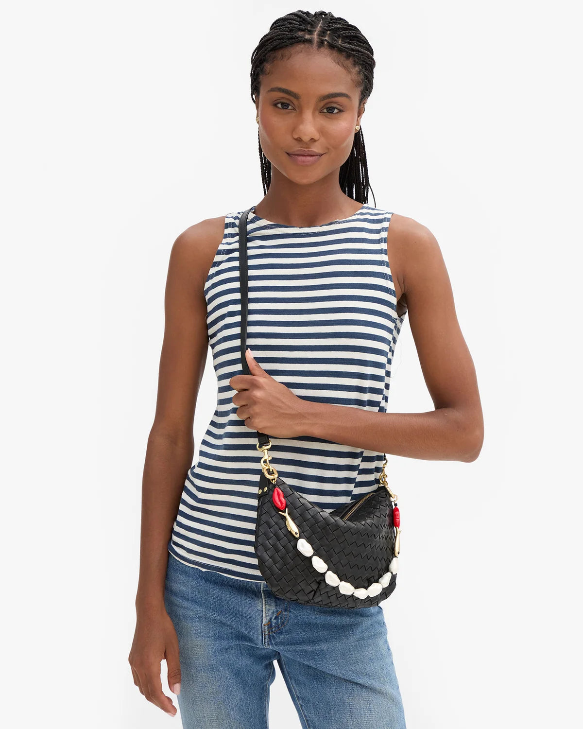 Clare V - Shortie Strap - Multi Charm