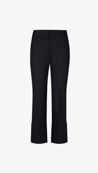 Smythe - Berlin Cropped Straight Leg Pant - Black