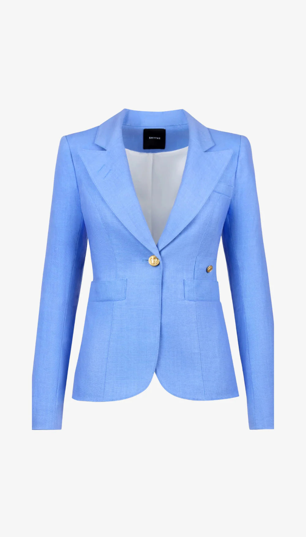 Smythe - Linen Classic Duchess Blazer in Periwinkle Linen