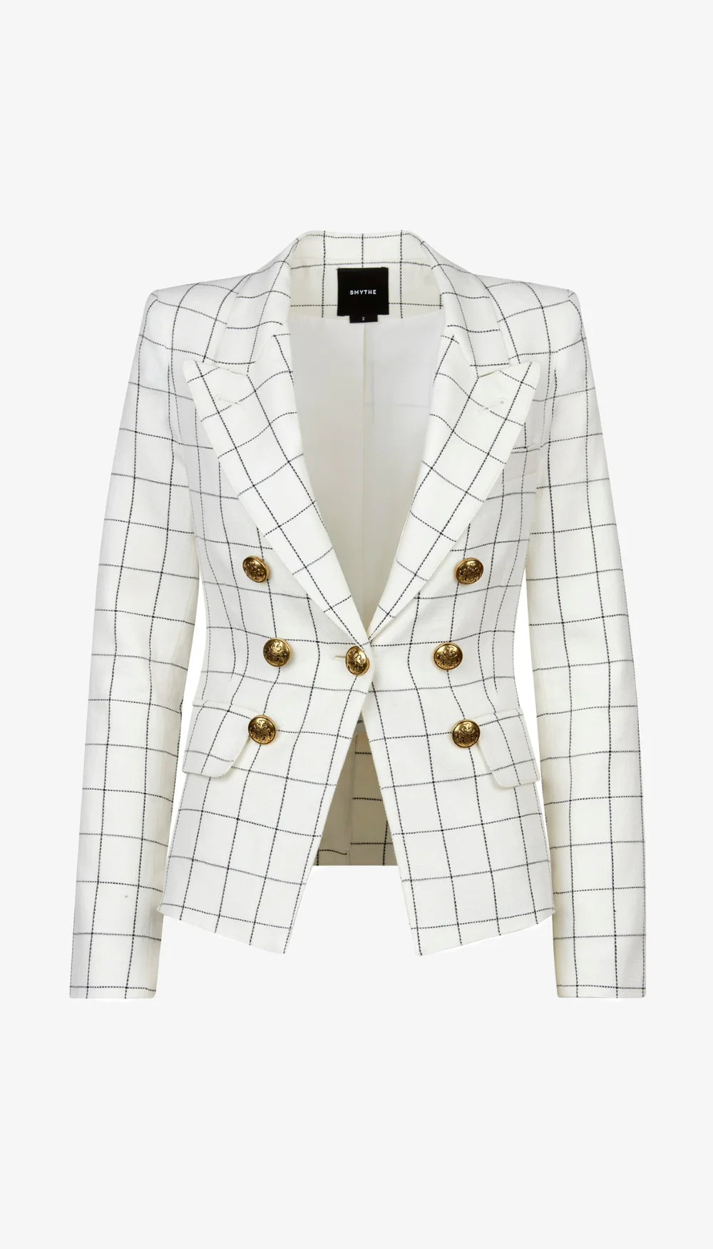 Smythe - Mini Not A DB Blazer in Ecru Windowpane