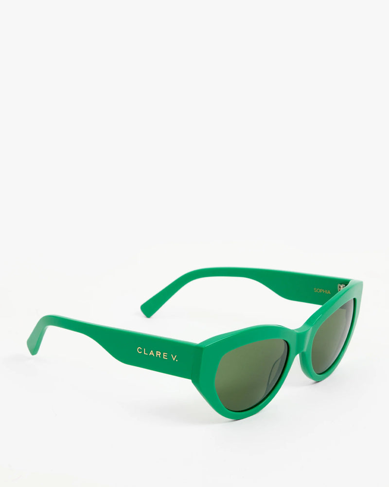 Clare V. - Sophia Sunglasses in Fern