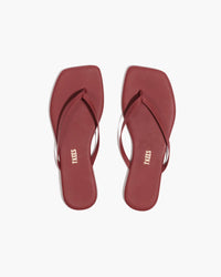 TKEES - Square Toe Lily in Burgundy