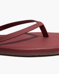 TKEES - Square Toe Lily in Burgundy