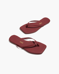 TKEES - Square Toe Lily in Burgundy