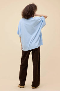 DAYDREAMER - Johnny Cash American Rebel Tee in Airey Blue