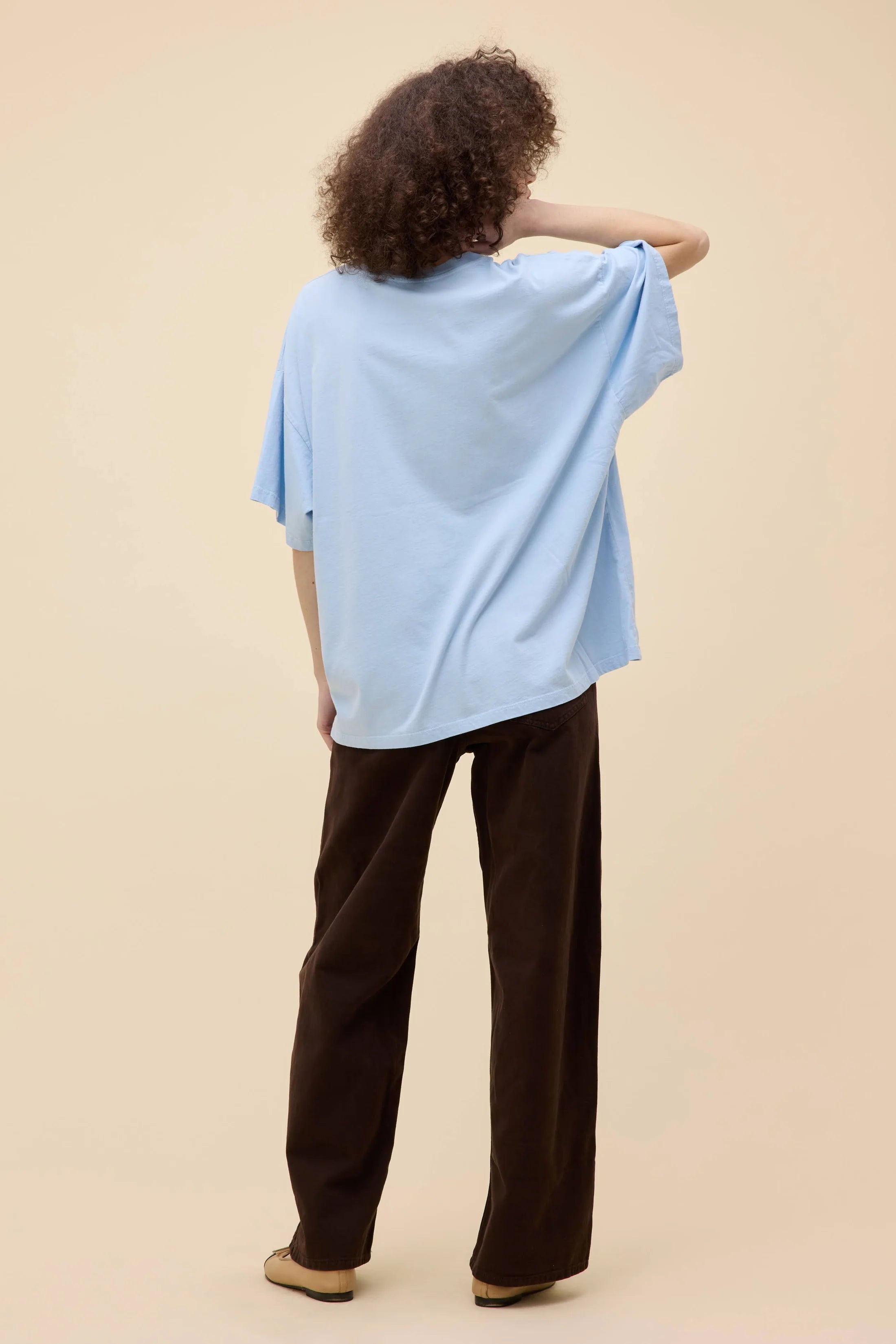 DAYDREAMER - Johnny Cash American Rebel Tee in Airey Blue