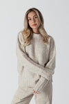 Lyla & Luxe - Tanya - Crewneck Sweater in Oat Mix