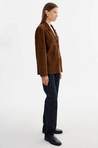 LAMARQUE - Tori - Suede Blazer in Brown