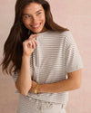 Splendid - Brooke Top in Fawn Stripe