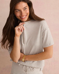 Splendid - Brooke Top in Fawn Stripe