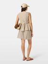 Scotch & Soda - Bow Details Top in Desert Sand Stripe with Lurex