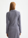 Scotch & Soda - Gingham Button Up Top in Sky Captain/Languid Lavender