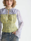Scotch & Soda - Smocked Waist Top in Dancer Lavender