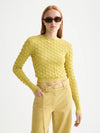 Scotch & Soda - Textured Stitch Pullover in Golden Green