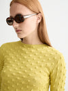 Scotch & Soda - Textured Stitch Pullover in Golden Green