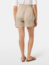 Scotch & Soda - High Rise Shorts in Desert Sand Stripe with Lurex