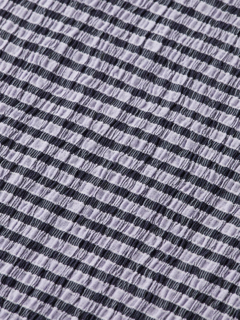 Scotch & Soda - Structured Gingham Skirt in Sky Captain/ Languid Lavender