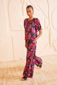 Ulla Johnson - Vienne Blouse in Hibiscus
