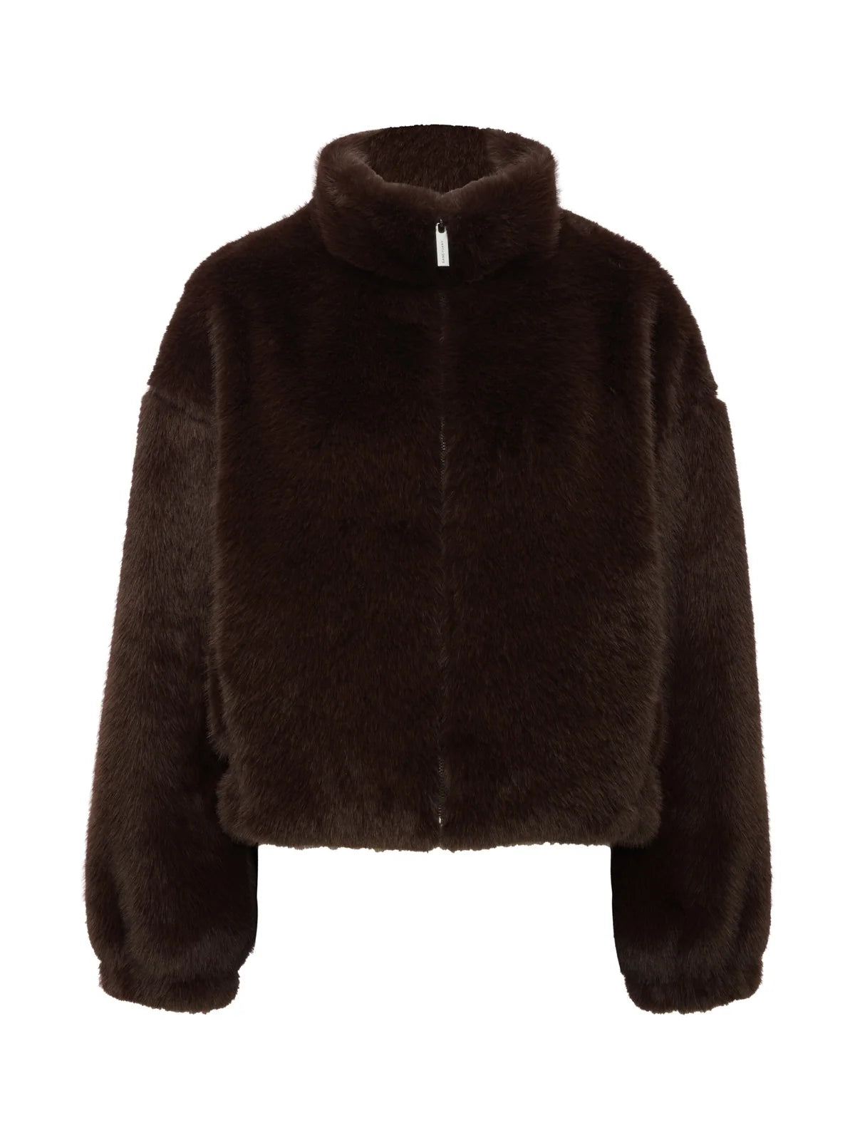 Sanctuary - Everest Fur Bomber in Espresso Martini