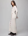 Splendid - Georgie Button Down Dress in Pale Oak Heather