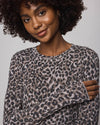 Splendid - Leopard Bamboo Long Sleeve Tee