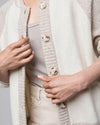 Splendid - Rhodes Varsity Shacket in Neutral Color Block