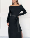 Splendid - Cella Jane Collection - Off-The-Shoulder Sweater Dress