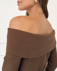 Splendid - Cella Jane Collection - Off-The-Shoulder Sweater Dress
