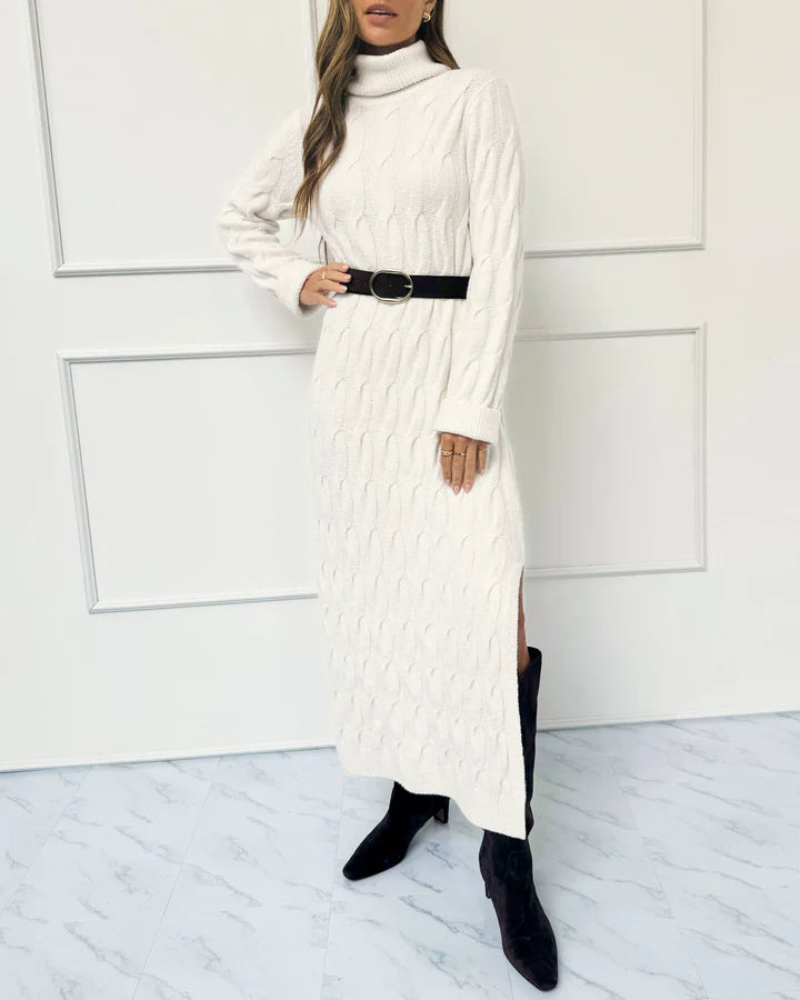 Splendid - Cella Jane Collection - Cable Sweater Dress in Snow