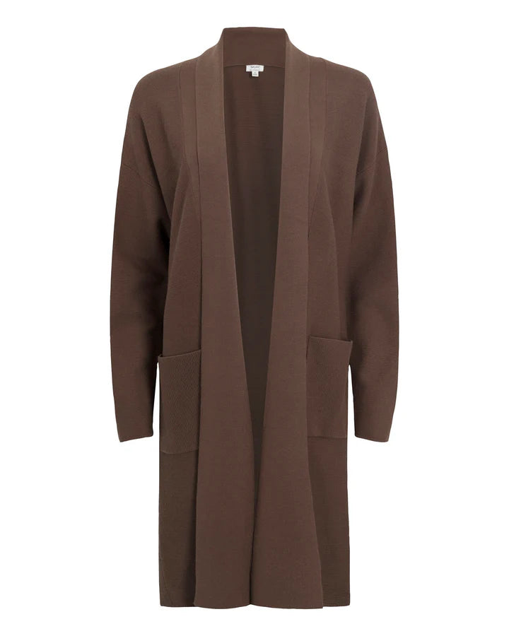 Splendid - Cella Jane Collection - Sleek Coatigan in Truffle