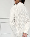 Splendid - Cella Jane Collection - Half Plaket Sweater in Snow