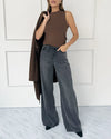 Splendid - Cella Jane Collection - Crew Neck Shell Tank in Truffle