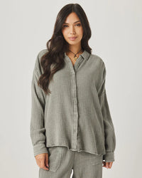 Splendid - Ava Gauze Button Down